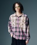 画像5: 【glamb 2026 Autumn先行予約】glamb グラム / Paint Splash Check Shirt (2色展開) (5)