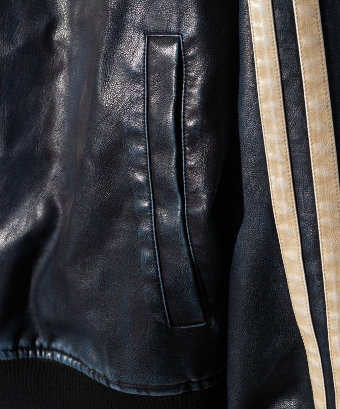 画像8: 【glamb 2026 Autumn先行予約】glamb グラム / Fade Leather Track Jacket (2色展開) (8)