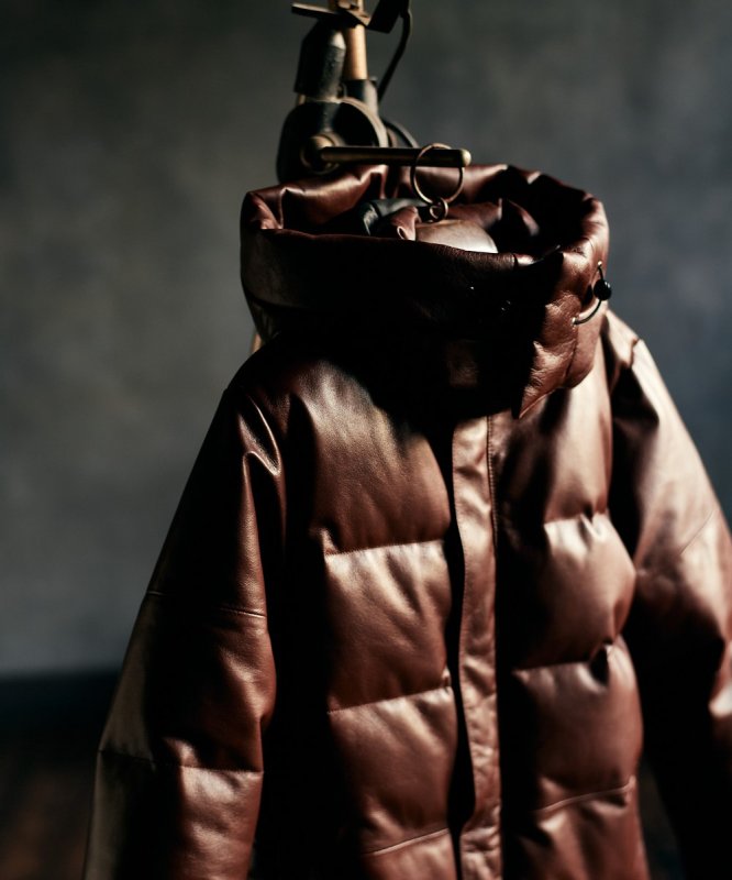 画像9: 【glamb 2026 Autumn先行予約】glamb グラム / Signature Leather Down Jacket (2色展開) (9)