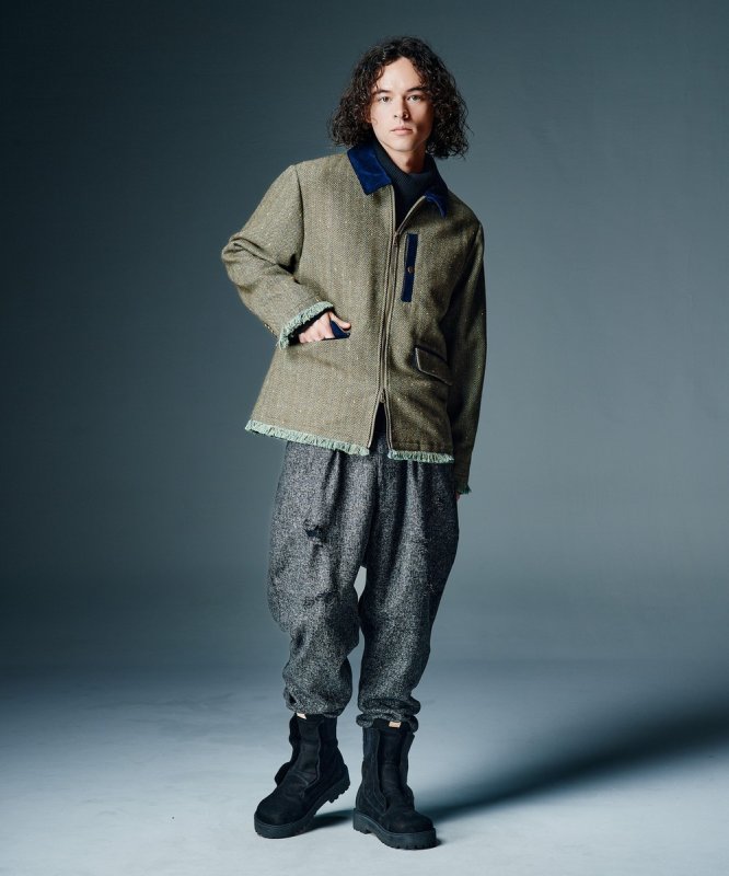 画像12: 【glamb 2026 Autumn先行予約】glamb グラム / Tweed Combination Blouson (3色展開) (12)