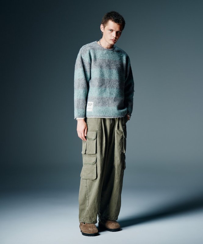 画像10: 【glamb 2026 Autumn先行予約】glamb グラム / Fade Asymmetry Cargo Pants (3色展開) (10)