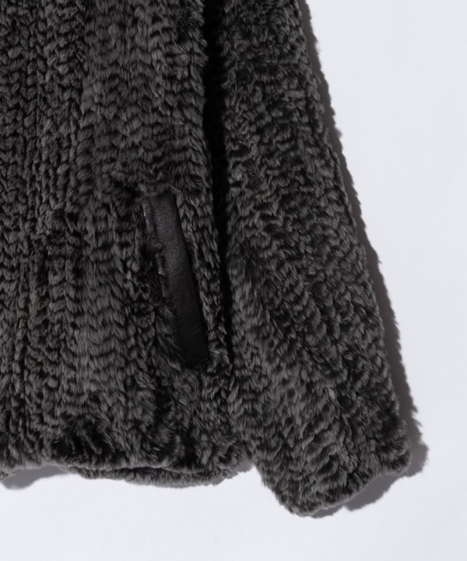 画像5: 【glamb 2026 Autumn先行予約】glamb グラム / Rabbit Fur Jacket (3色展開) (5)