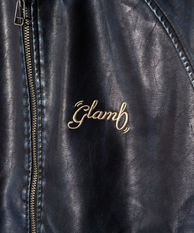 画像5: 【glamb 2026 Autumn先行予約】glamb グラム / Fade Leather Track Jacket (2色展開) (5)
