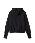 画像3: 【glamb 2026 Autumn先行予約】glamb グラム / Paraffin Coated High Neck Hoodie (2色展開) (3)