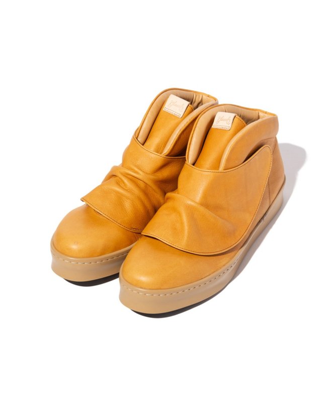 画像4: 【glamb 2026 Autumn先行予約】glamb グラム / Leather Drape Sneakers (3色展開) (4)