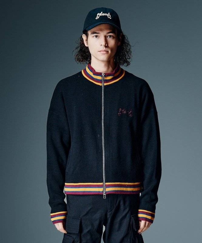 画像4: 【glamb 2026 Autumn先行予約】glamb グラム / Knit Jersey Blouson (2色展開) (4)