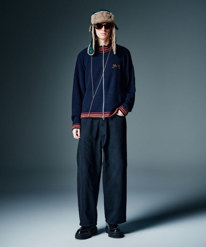 画像17: 【glamb 2026 Autumn先行予約】glamb グラム / Knit Jersey Blouson (2色展開) (17)