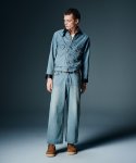 画像12: 【glamb 2026 Autumn先行予約】glamb グラム / Leather Combination Denim Jacket (2色展開) (12)