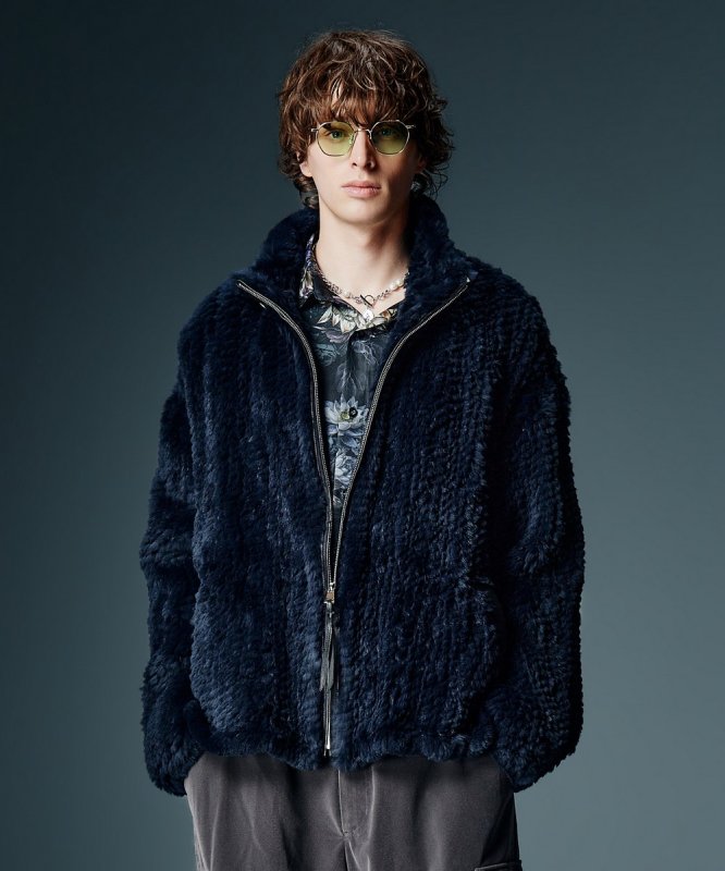 画像9: 【glamb 2026 Autumn先行予約】glamb グラム / Rabbit Fur Jacket (3色展開) (9)