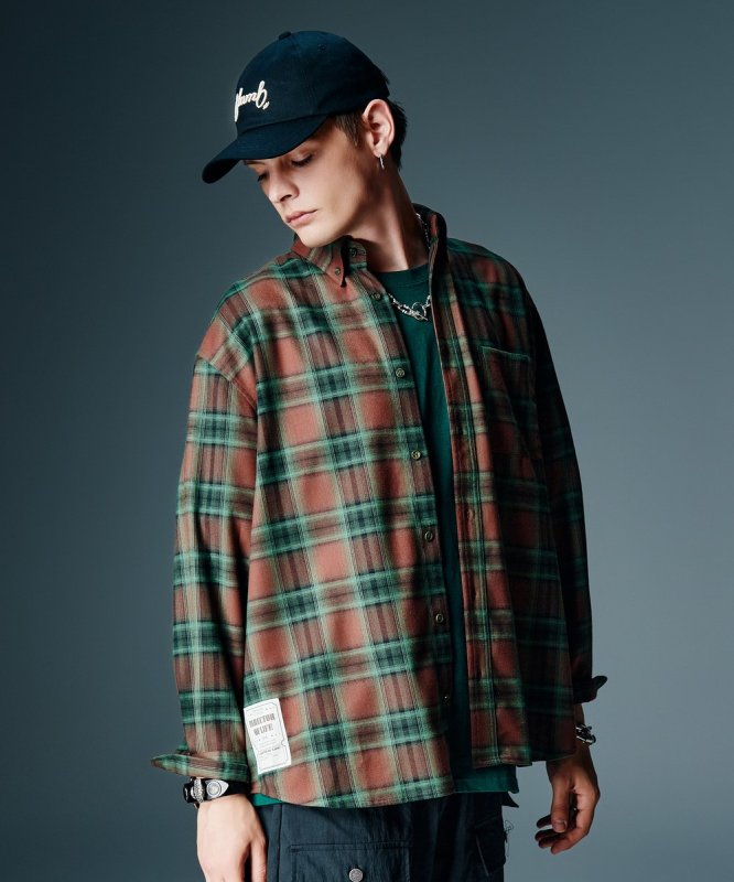 画像4: 【glamb 2026 Autumn先行予約】glamb グラム / Extra Big Check Shirt (2色展開) (4)