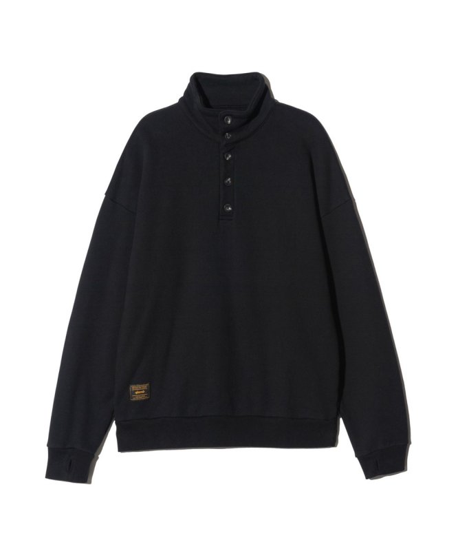 画像2: 【glamb 2026 Autumn先行予約】glamb グラム / Henley High Neck Sweat (2色展開) (2)