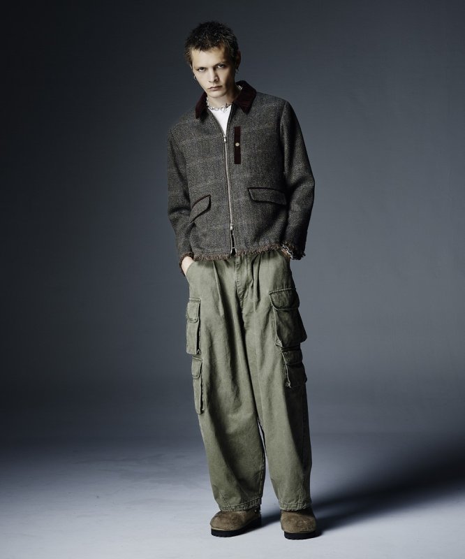 画像15: 【glamb 2026 Autumn先行予約】glamb グラム / Tweed Combination Blouson (3色展開) (15)