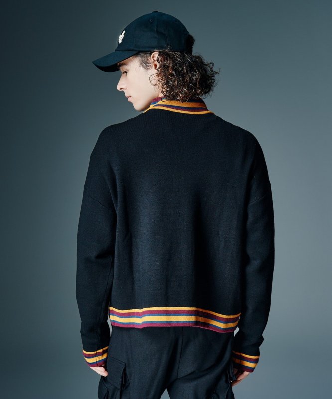 画像5: 【glamb 2026 Autumn先行予約】glamb グラム / Knit Jersey Blouson (2色展開) (5)