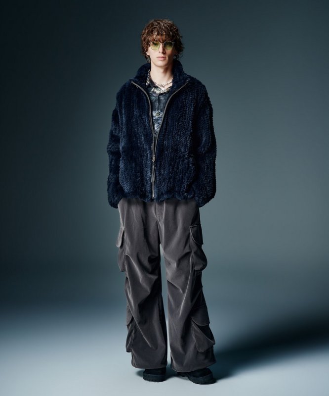 画像6: 【glamb 2026 Autumn先行予約】glamb グラム / Velour Cargo Baggy Pants (2色展開) (6)