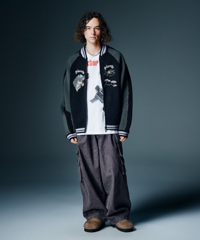 画像18: 【glamb 2026 Autumn先行予約】glamb グラム / Peace Tiger Knit Ska Jumper (3色展開) (18)