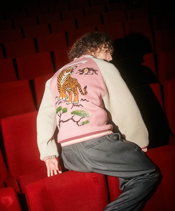 画像20: 【glamb 2026 Autumn先行予約】glamb グラム / Peace Tiger Knit Ska Jumper (3色展開) (20)