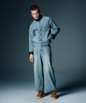 画像17: 【glamb 2026 Autumn先行予約】glamb グラム / Leather Combination Denim Set Up (2色展開) (17)