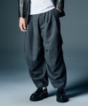 画像4: 【glamb 2026 Autumn先行予約】glamb グラム / Knee Tuck Check Pants (2色展開) (4)