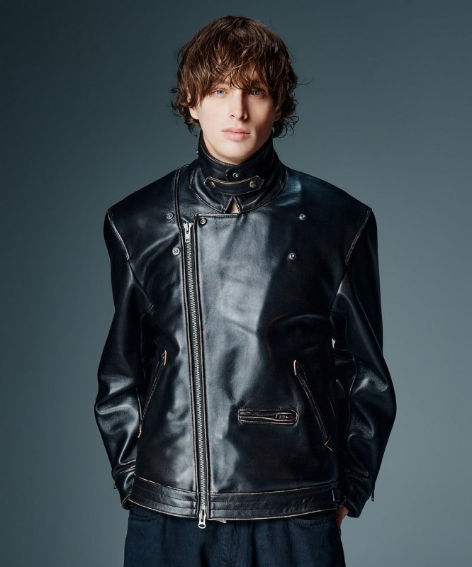 画像17: 【glamb 2026 Autumn先行予約】glamb グラム / Johnny Riders Jacket (2色展開) (17)