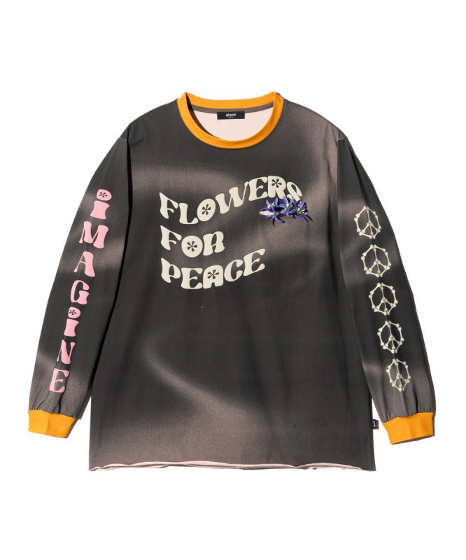 画像2: 【glamb 2026 Autumn先行予約】glamb グラム / Psychedelic Peace Cutsew (2色展開) (2)