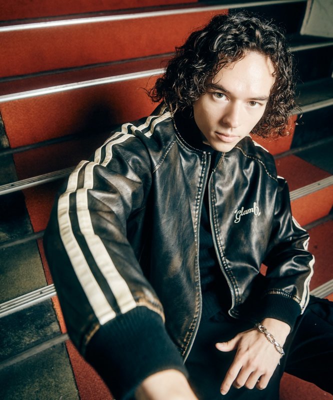 画像21: 【glamb 2026 Autumn先行予約】glamb グラム / Fade Leather Track Jacket (2色展開) (21)