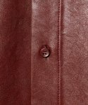 画像17: 【glamb 2026 Autumn先行予約】glamb グラム / Synth Leather Button Down Shirt (2色展開) (17)