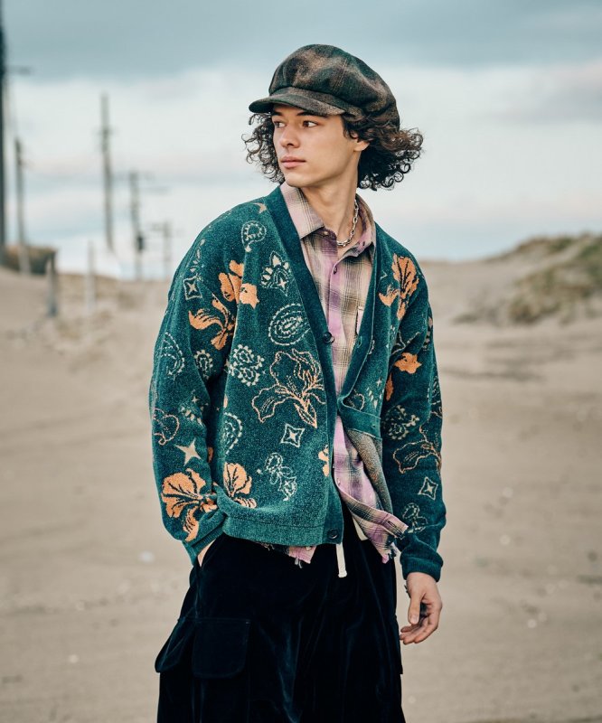 画像9: 【glamb 2026 Autumn先行予約】glamb グラム / Flower Paisley Cardigan (2色展開) (9)