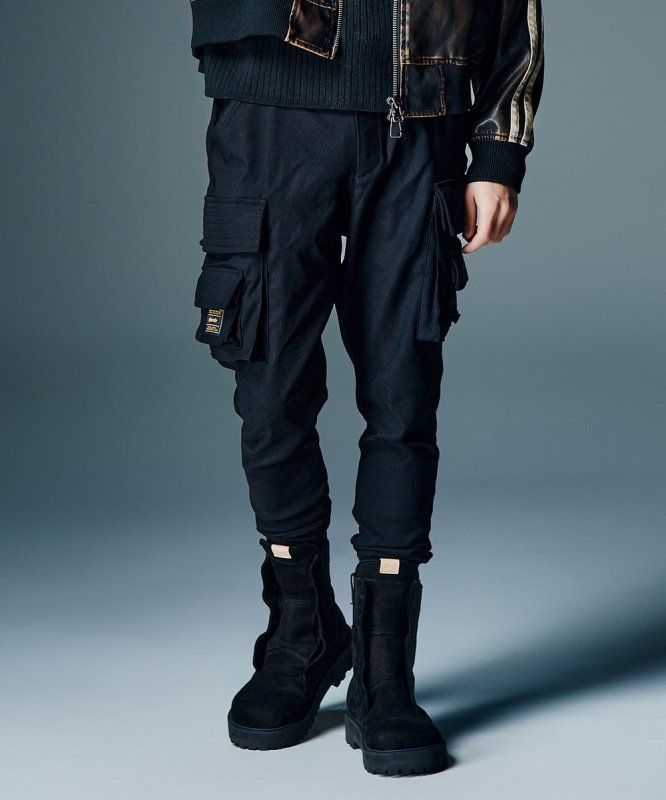 画像3: 【glamb 2026 Autumn先行予約】glamb グラム / Sarrouel Rib Cargo Pants (2色展開) (3)