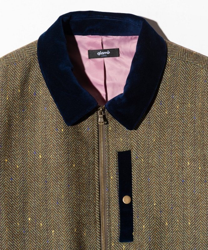 画像5: 【glamb 2026 Autumn先行予約】glamb グラム / Tweed Combination Blouson (3色展開) (5)