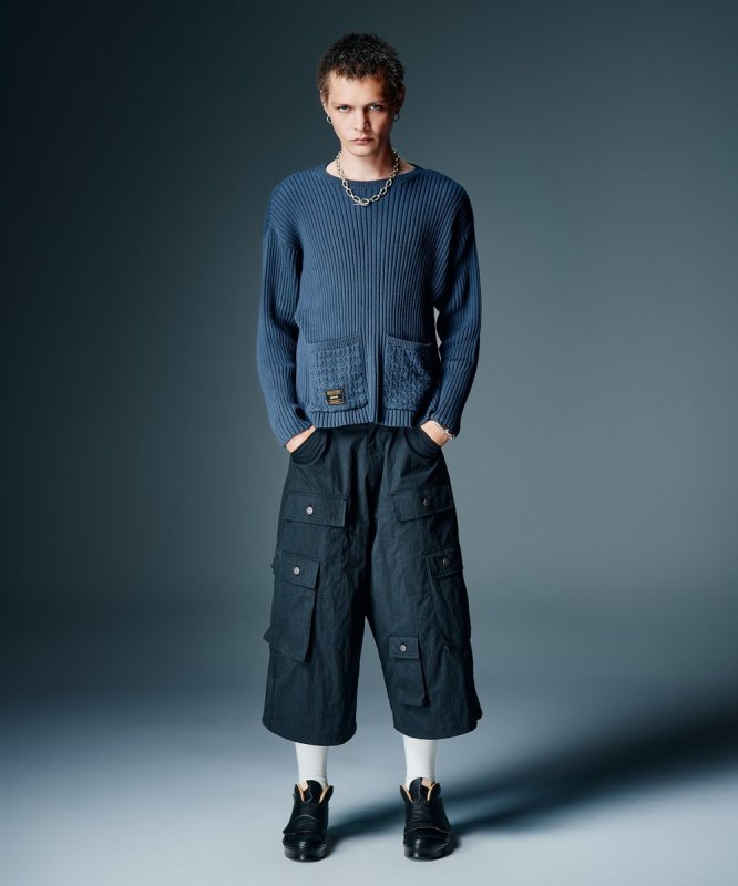 画像12: 【glamb 2026 Autumn先行予約】glamb グラム / Asymmetry Cropped Cargo Pants (2色展開) (12)