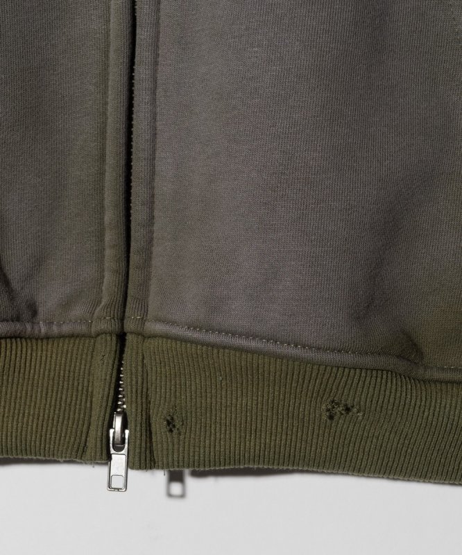 画像17: 【glamb 2026 Autumn先行予約】glamb グラム / Distorted Sweat Zip Hoodie (2色展開) (17)