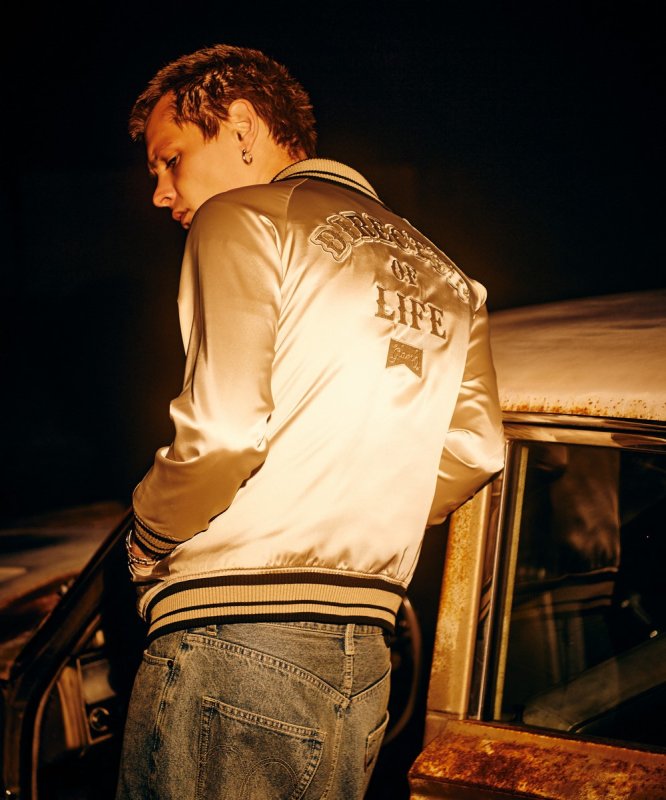 画像21: 【glamb 2026 Autumn先行予約】glamb グラム / Director Satin Jacket (2色展開) (21)