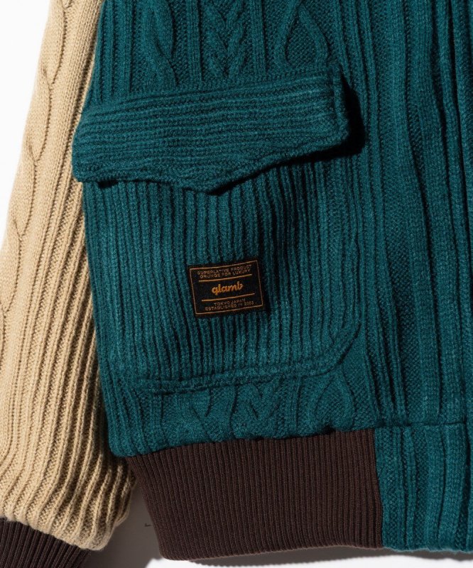 画像5: 【glamb 2026 Autumn先行予約】glamb グラム / Knit A-2 Jacket (2色展開) (5)