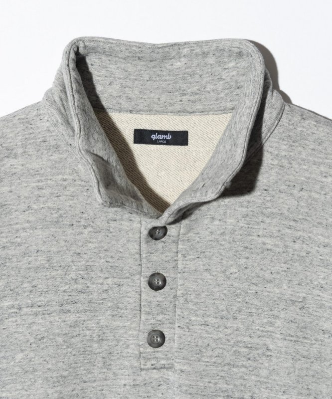 画像10: 【glamb 2026 Autumn先行予約】glamb グラム / Henley High Neck Sweat (2色展開) (10)