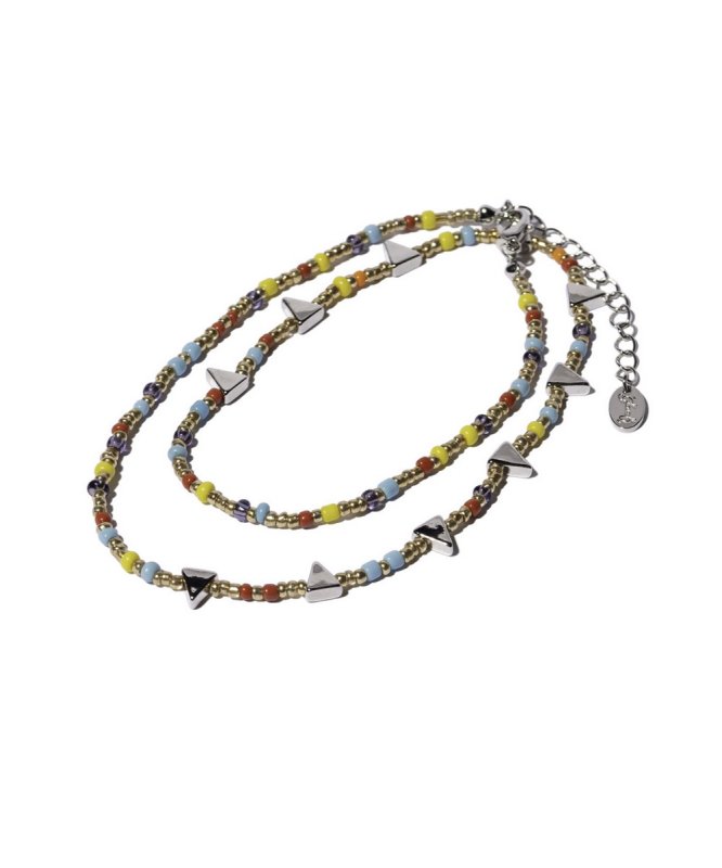画像2: 【glamb 2026 Autumn先行予約】glamb グラム / Egyptian Charm 2Way Beads Necklace (1色展開) (2)