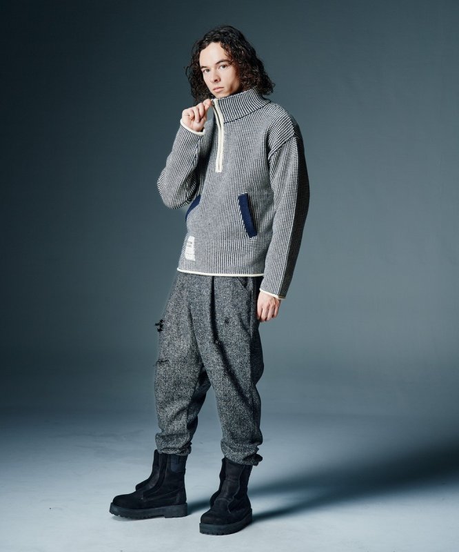 画像14: 【glamb 2026 Autumn先行予約】glamb グラム / Tweed Jogger Pants (2色展開) (14)