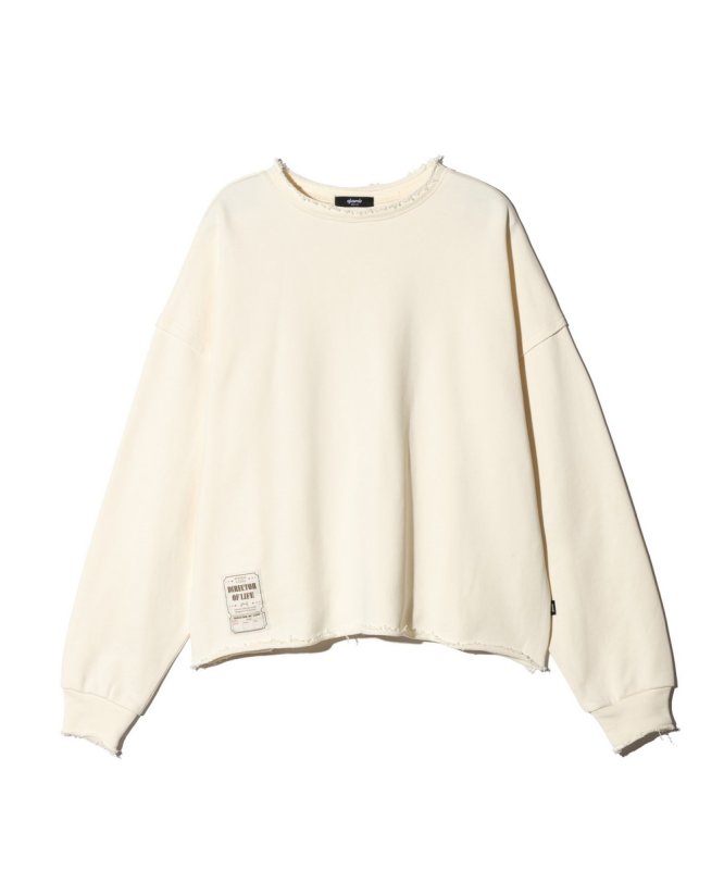 画像2: 【glamb 2026 Autumn先行予約】glamb グラム / Ticket Tag Damage Sweat (3色展開) (2)