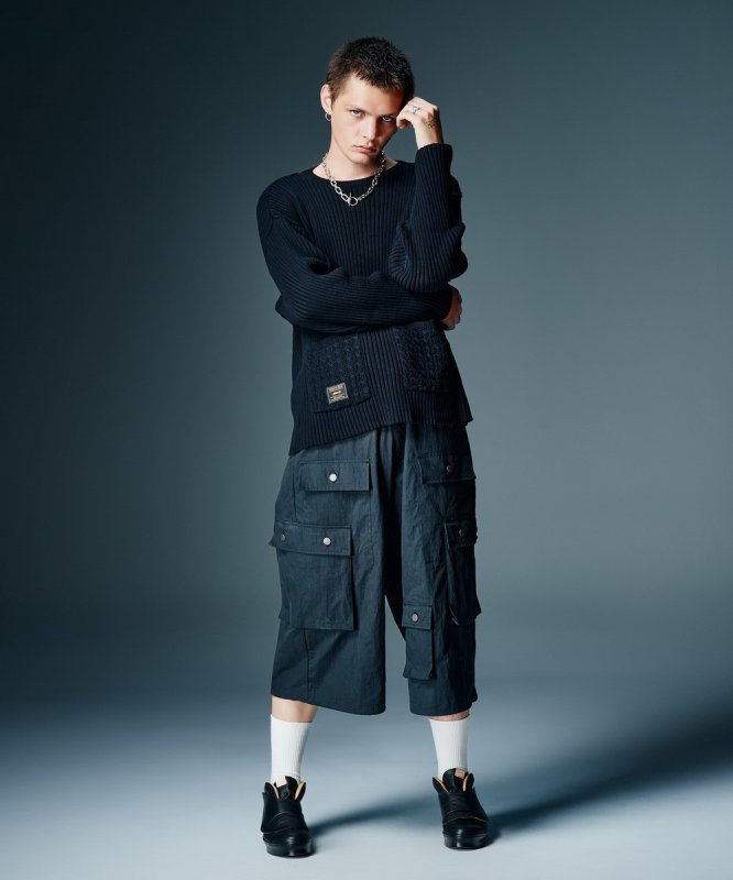 画像10: 【glamb 2026 Autumn先行予約】glamb グラム / Additional Pocket Rib Knit (2色展開) (10)