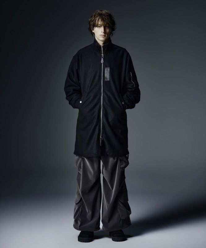 画像16: 【glamb 2026 Autumn先行予約】glamb グラム / Melton MA-1 Coat (2色展開) (16)