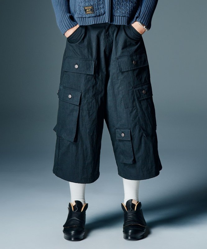 画像5: 【glamb 2026 Autumn先行予約】glamb グラム / Asymmetry Cropped Cargo Pants (2色展開) (5)