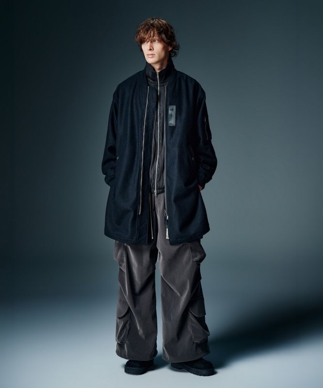 画像21: 【glamb 2026 Autumn先行予約】glamb グラム / Melton MA-1 Coat (2色展開) (21)