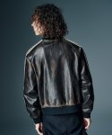 画像12: 【glamb 2026 Autumn先行予約】glamb グラム / Fade Leather Track Jacket (2色展開) (12)