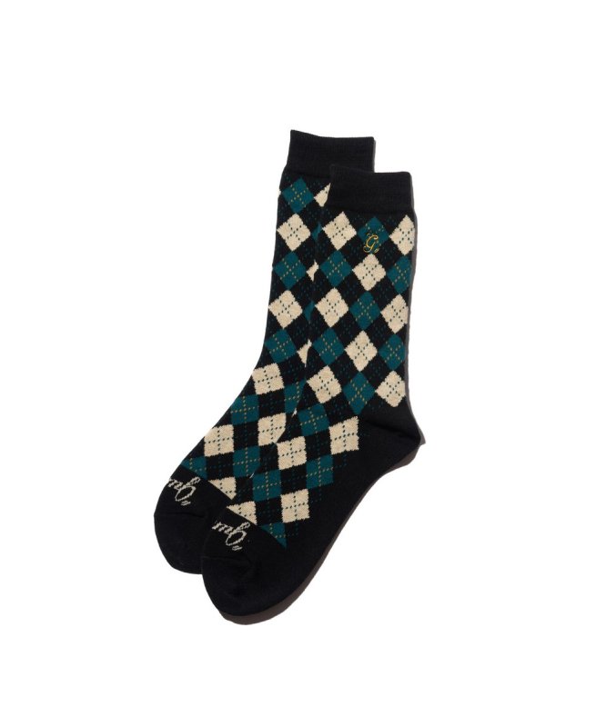 画像2: 【glamb 2026 Autumn先行予約】glamb グラム / Argyle Socks Set (1色展開) (2)