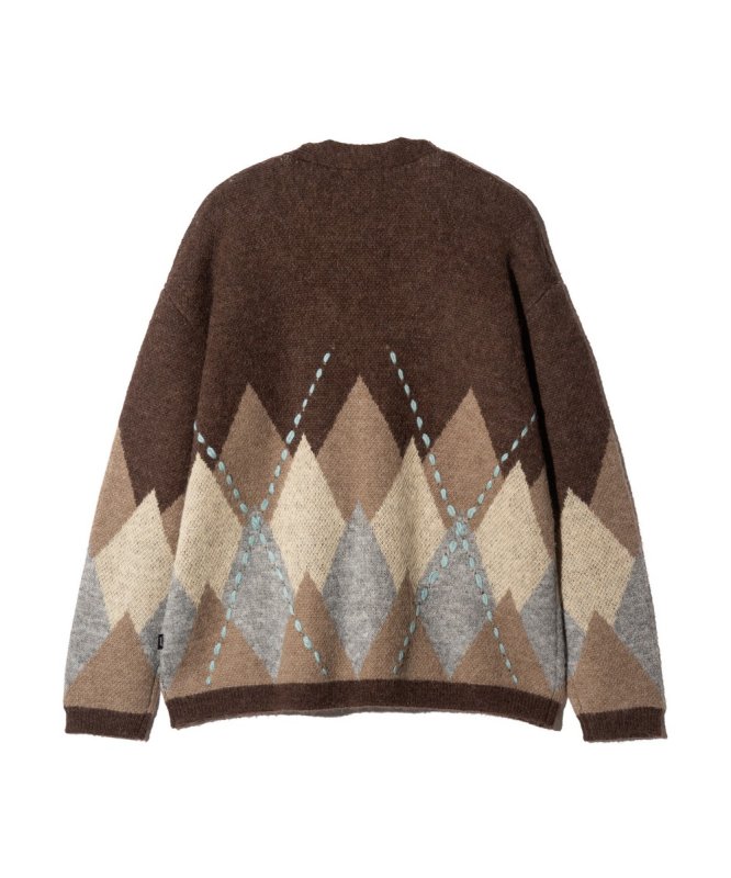 画像3: 【glamb 2026 Autumn先行予約】glamb グラム / Beadswork Argyle Cardigan (2色展開) (3)