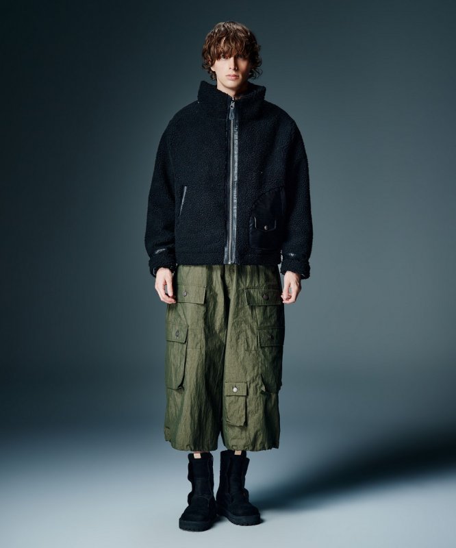 画像27: 【glamb 2026 Autumn先行予約】glamb グラム / Synth Mouton Reversible Jacket (2色展開) (27)