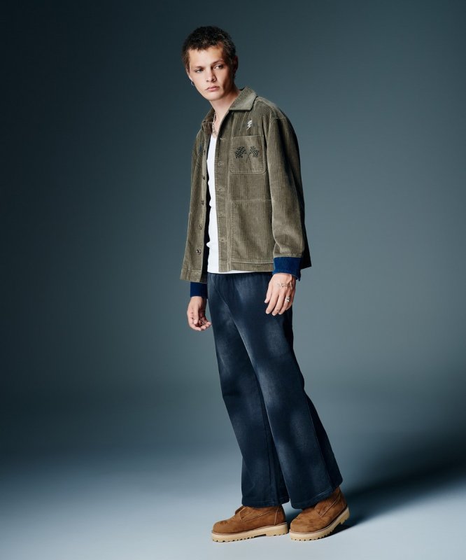 画像31: 【glamb 2026 Autumn先行予約】glamb グラム / Denim Combination Outdoor Boots (2色展開) (31)