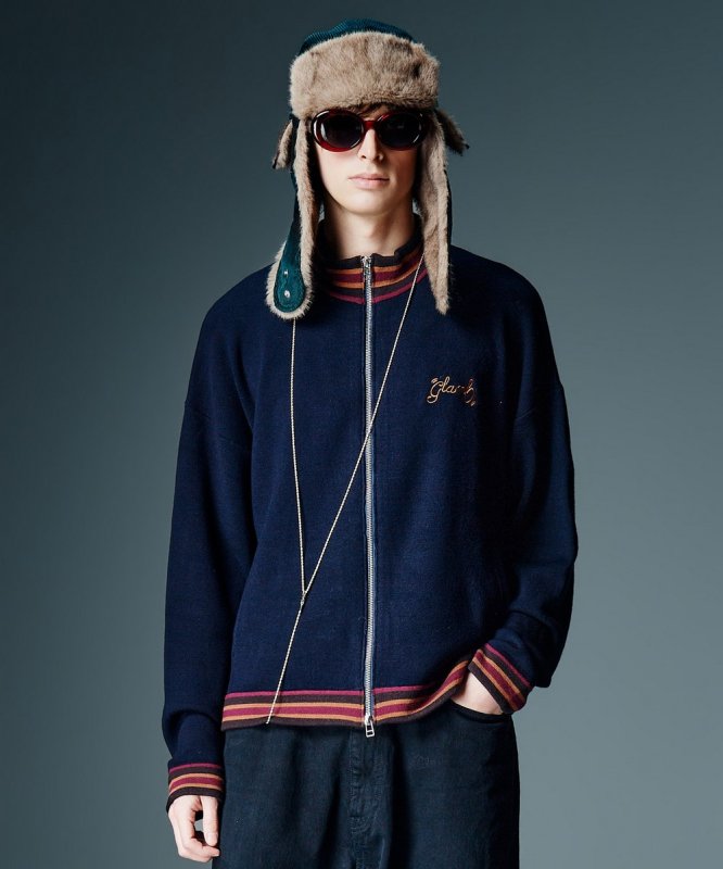 画像16: 【glamb 2026 Autumn先行予約】glamb グラム / Knit Jersey Blouson (2色展開) (16)