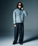 画像11: 【glamb 2026 Autumn先行予約】glamb グラム / Leather Combination Denim Jacket (2色展開) (11)