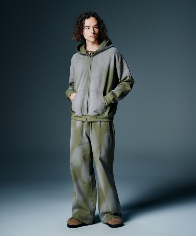 画像7: 【glamb 2026 Autumn先行予約】glamb グラム / Distorted Sweat Wide Pants (2色展開) (7)