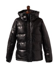 画像2: 【glamb 2026 Autumn先行予約】glamb グラム / Signature Leather Down Jacket (2色展開) (2)